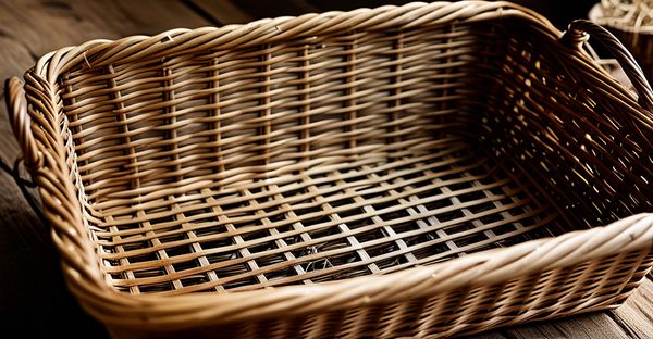 Ajoutez une touche rustique avec un panier osier rectangulaire