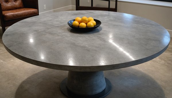 Table en béton ciré : artisanat sur mesure pour votre intérieur